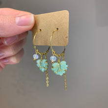 Load image into Gallery viewer, The April hoop earrings