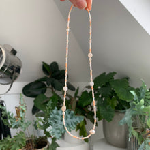 Load image into Gallery viewer, Peachy freshwater pearl necklace