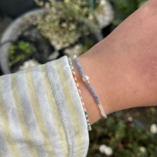 Load image into Gallery viewer, Purple pearl bead bracelet