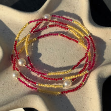 Load image into Gallery viewer, Multi coloured glass bead bracelets