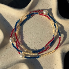 Load image into Gallery viewer, Multi coloured glass bead bracelets