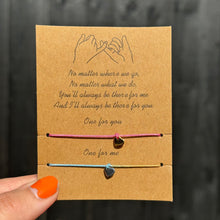 Load image into Gallery viewer, Tie on charm bracelets