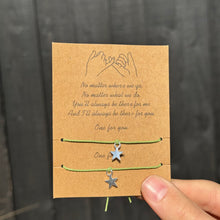 Load image into Gallery viewer, Tie on charm bracelets