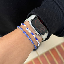 Load image into Gallery viewer, Flowers, pinstripe & mother of pearls