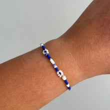 Load image into Gallery viewer, Flowers, pinstripe & mother of pearls