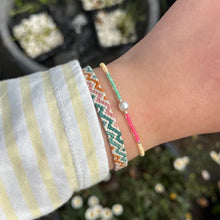 Load image into Gallery viewer, Multi coloured glass bead bracelets