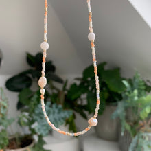 Load image into Gallery viewer, Peachy freshwater pearl necklace