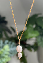 Load image into Gallery viewer, Freshwater pearl drop necklaces