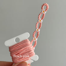 Load image into Gallery viewer, Sunflower chain thread bracelet (18 colour options available)