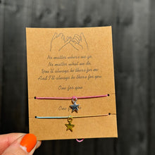 Load image into Gallery viewer, Tie on charm bracelets