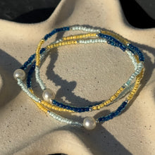 Load image into Gallery viewer, Multi coloured glass bead bracelets
