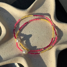 Load image into Gallery viewer, Multi coloured glass bead bracelets