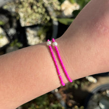 Load image into Gallery viewer, Set of 2 pink bead bracelets