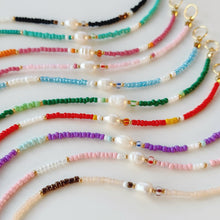 Load image into Gallery viewer, Freshwater pearl glass bead bracelets