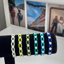 Load image into Gallery viewer, Daisy chain thread bracelet (12 colour options available)