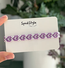 Load image into Gallery viewer, COLOURED heart bracelets (18 colour options available)