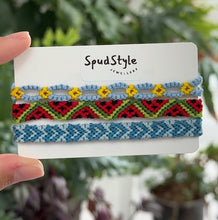 Load image into Gallery viewer, COLOURED heart bracelets (18 colour options available)