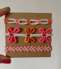 Load image into Gallery viewer, Stitched braid bracelet (18 colour options available)