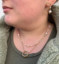 Load image into Gallery viewer, Peachy freshwater pearl necklace