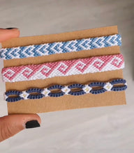 Load image into Gallery viewer, WHITE heart friendship bracelet (18 colour options available)