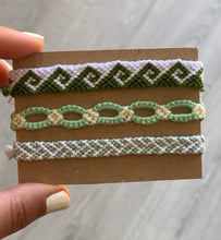Load image into Gallery viewer, Stitched braid bracelet (18 colour options available)
