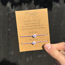 Load image into Gallery viewer, Tie on friendship bracelets with coloured stars
