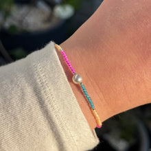 Load image into Gallery viewer, Multicoloured glass seed bead bracelets
