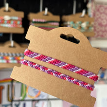 Load image into Gallery viewer, Pink &amp; purple bracelet set of 2
