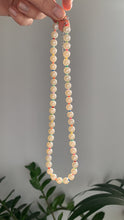 Load image into Gallery viewer, Pearl necklace with colourful beads
