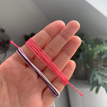 Load image into Gallery viewer, Lavender haze string bracelet
