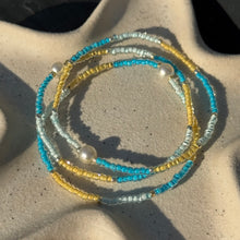 Load image into Gallery viewer, Multi coloured glass bead bracelets
