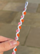 Load image into Gallery viewer, Summer flowers friendship bracelet
