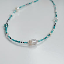 Load image into Gallery viewer, Ocean pearl bead necklace
