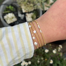 Load image into Gallery viewer, Dainty gold stacking bracelet
