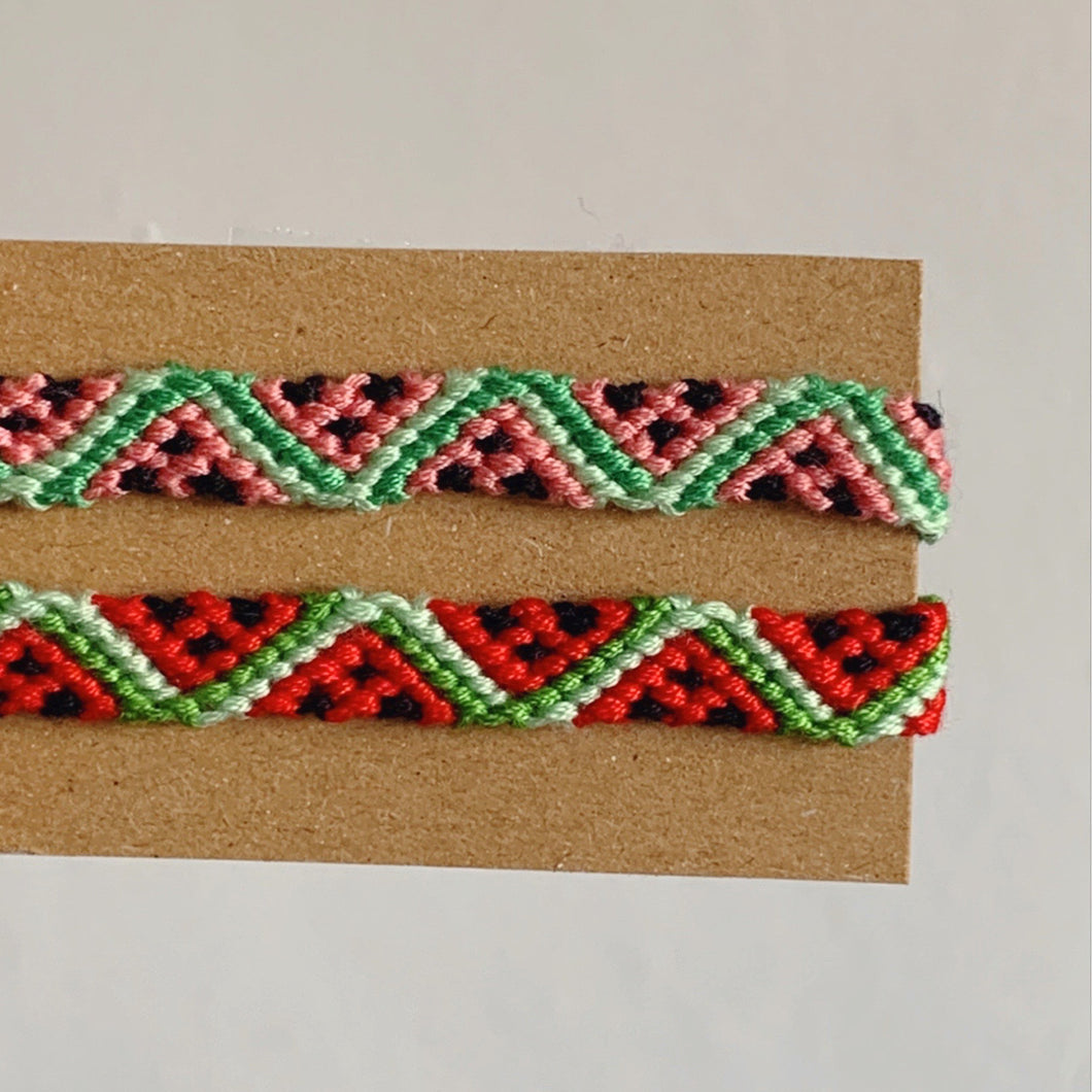 Watermelon thread bracelet