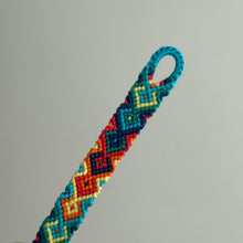 Load image into Gallery viewer, Multi coloured thread diamond bracelet
