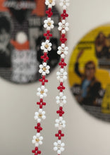 Load image into Gallery viewer, Daisy and red rose diamonds bracelet
