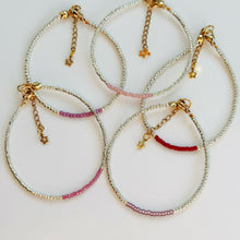 Load image into Gallery viewer, Rosey blush set of 2 bracelets
