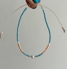Load image into Gallery viewer, Coral bead adjustable bracelet
