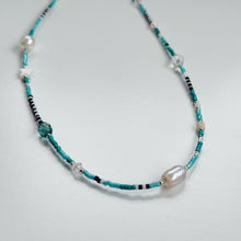 Load image into Gallery viewer, Ocean pearl bead necklace
