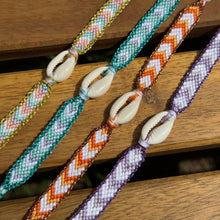 Load image into Gallery viewer, Sparkling chevron shell bracelets
