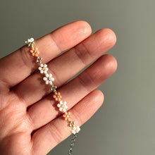 Load image into Gallery viewer, Peachy floral bracelet
