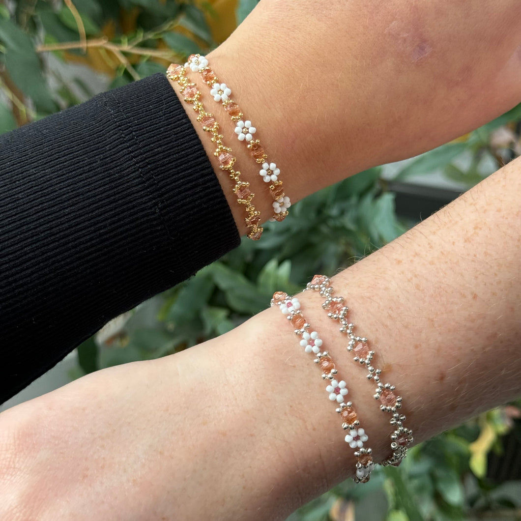 Rose gold / pink set of 2