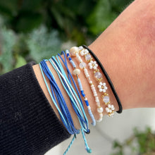 Load image into Gallery viewer, Blue string charm bracelets
