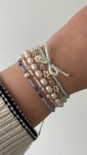 Load image into Gallery viewer, Baby blue bow bracelet set of 2
