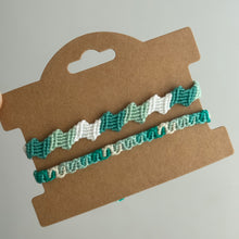 Load image into Gallery viewer, Turquoise blue bracelet set of 2
