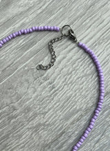 Load image into Gallery viewer, Lilac bead necklace
