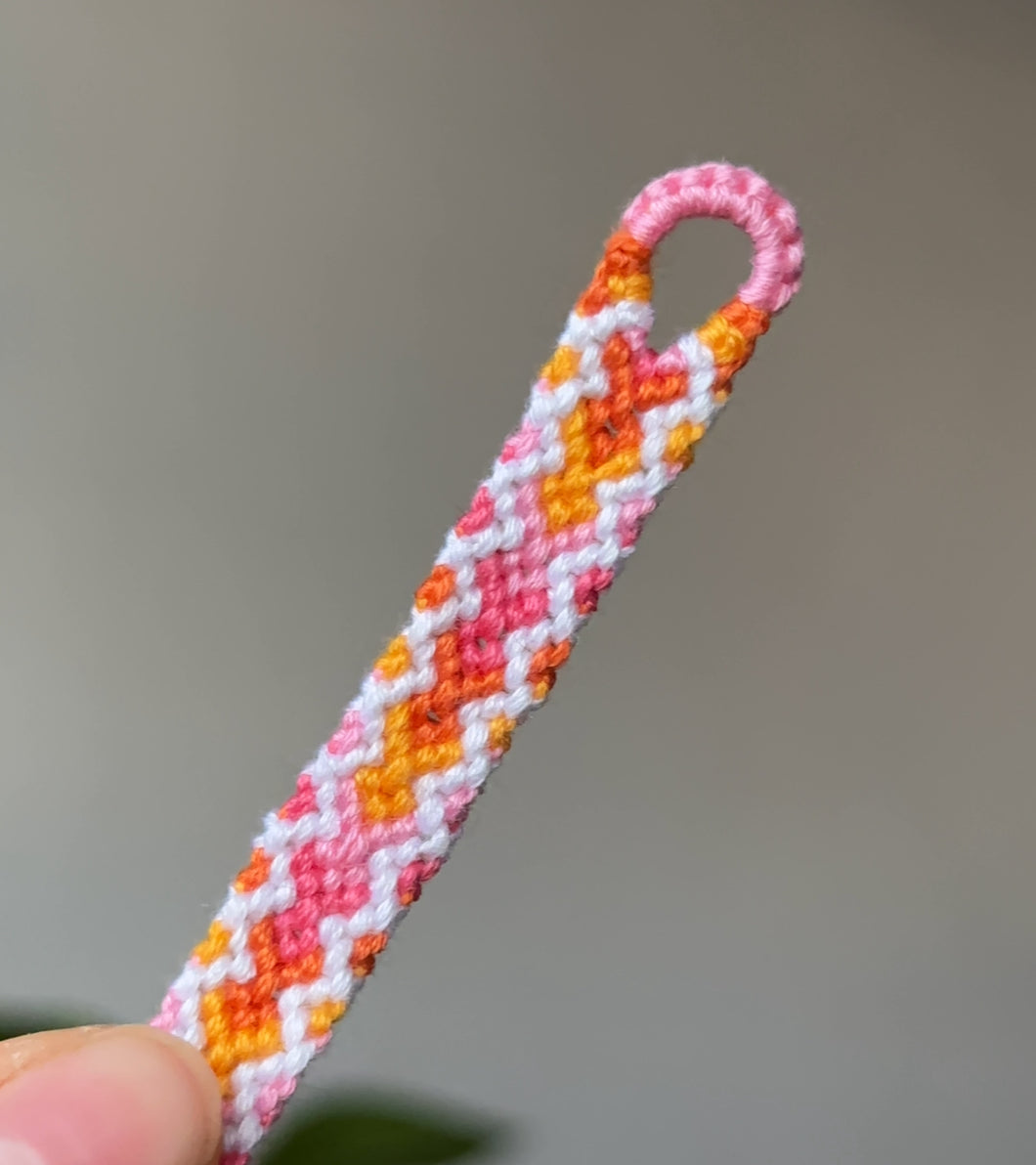 Summer sunrise friendship bracelet