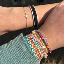 Load image into Gallery viewer, Tie on wish bracelets with letters
