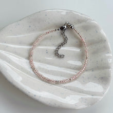 Load image into Gallery viewer, Galentines bead bracelets - silver finish
